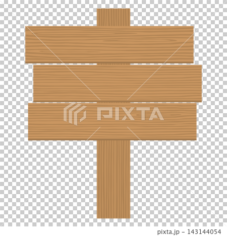 A natural wooden sign made by combining three planks. A natural wooden sign made by combining three planks. 143144054