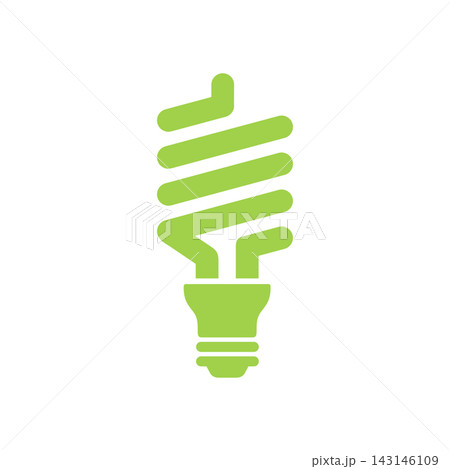 Economical Light Bulb Icon Vector Template 143146109