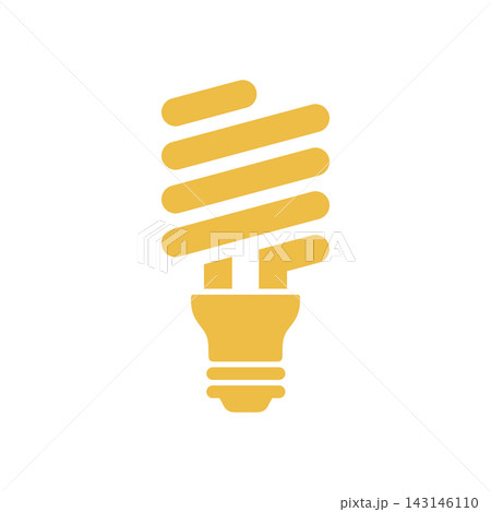 Economical Light Bulb Icon Vector Template 143146110