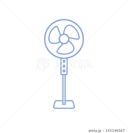 Fan Icon Vector Template Illustration Design 143146567