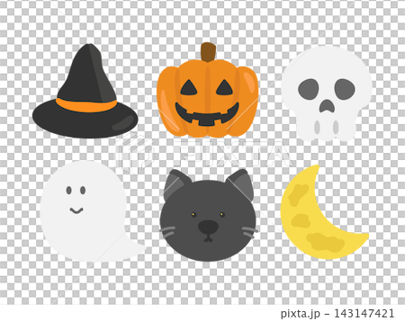 Halloween Icon Illustration Set Halloween Icon Illustration Set 143147421