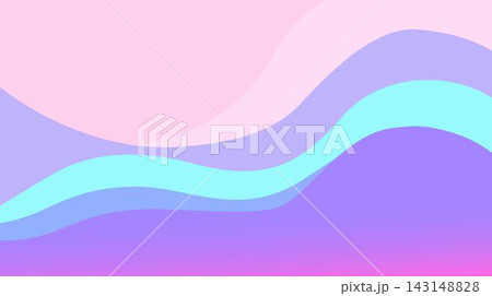 Abstract vaporwave background with smooth gradient layers for modern design and creative projects Abstract vaporwave background with smooth gradient layers for modern design and creative projects 143148828