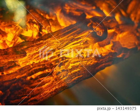 fire in the furnace 143149375