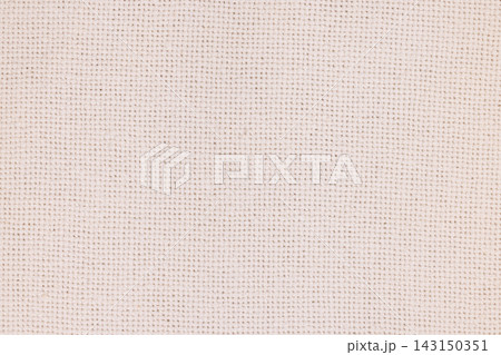 Beige natural linen fabric textile woven background texture Beige natural linen fabric textile woven background texture 143150351