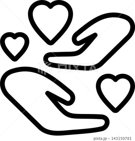 Make a Difference Modern and Creative Icon 143150781