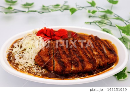 カツカレーのクローズアップ 143151939
