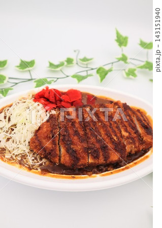 カツカレーのクローズアップ 143151940