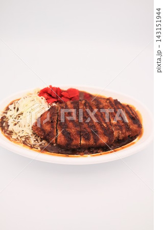 カツカレーのクローズアップ 143151944