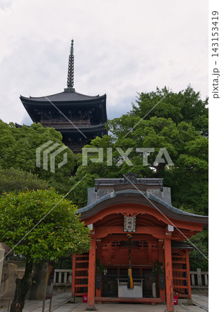 東寺の八島殿と五重塔 東寺の八島殿と五重塔 143153419