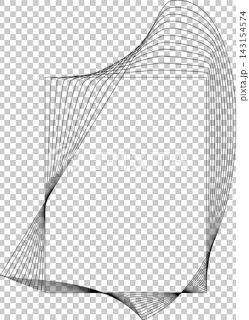 Rectangle frame emblem dynamic line blending. Technology creative Rectangle frame emblem dynamic line blending. Technology creative 143154574