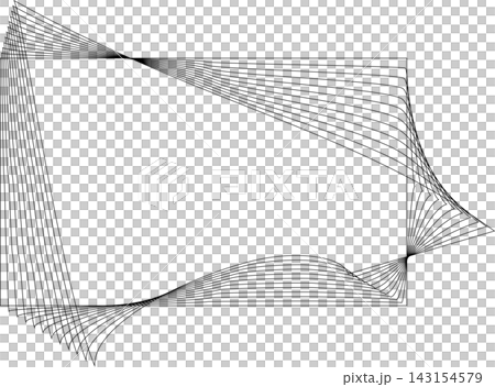 Rectangle frame emblem dynamic line blending. Technology creative Rectangle frame emblem dynamic line blending. Technology creative 143154579