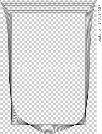 Rectangle frame emblem dynamic line blending. Technology creative Rectangle frame emblem dynamic line blending. Technology creative 143154587