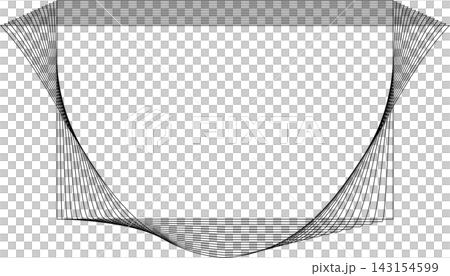 Rectangle frame emblem dynamic line blending. Technology creative Rectangle frame emblem dynamic line blending. Technology creative 143154599