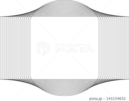 Rectangle frame emblem dynamic line blending. Technology creative Rectangle frame emblem dynamic line blending. Technology creative 143154632