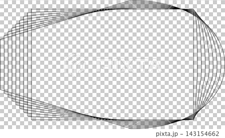 Rectangle frame emblem dynamic line blending. Technology creative Rectangle frame emblem dynamic line blending. Technology creative 143154662