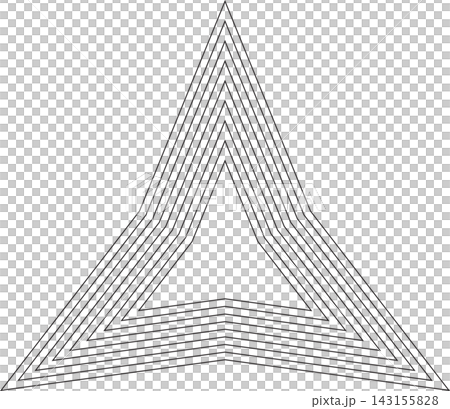 Triangle with dynamic line for banner, print, template Triangle with dynamic line for banner, print, template 143155828