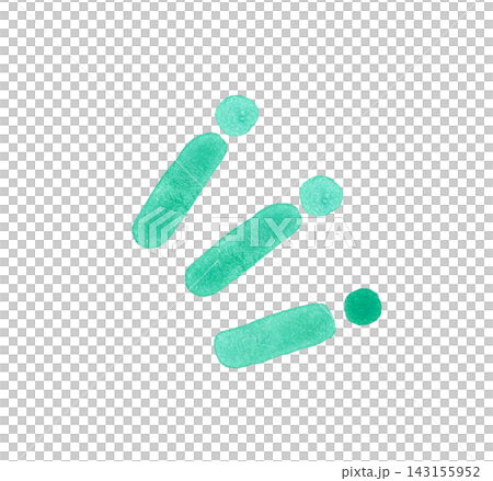 強調・気付きのあしらい(青緑色) 手描き水彩イラスト素材 強調・気付きのあしらい(青緑色) 手描き水彩イラスト素材 143155952