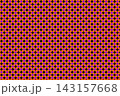 チェック　オレンジ×黒×紫の背景素材 143157668