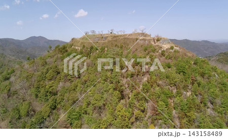 丹波国 黒井城 本丸 空撮 丹波国 黒井城 本丸 空撮 143158489