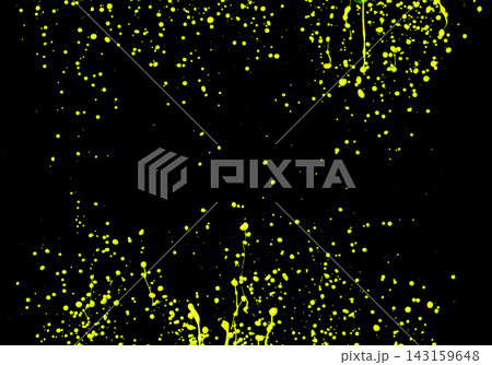 Neon yellow paint erupting in droplet and line up spike. Bright fluorescent green liquid water explosion over black background isolated. Paint liquid bright neon yellow eruption explode sticky spike Neon yellow paint erupting in droplet and line up spike. Bright fluorescent green liquid water explosion over black background isolated. Paint liquid bright neon yellow eruption explode sticky spike 143159648
