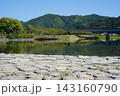 四万十川に架かる沈下橋 143160790