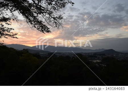 甘樫丘から畝傍山 奈良盆地 甘樫丘から畝傍山 奈良盆地 143164083