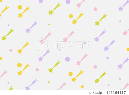 Abstract shooting star seamless pattern background. Vector illustration. Abstract shooting star seamless pattern background. Vector illustration. 143164117