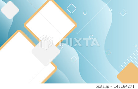 Modern summer promotion with rectangle and wavy pattern. Modern summer promotion with rectangle and wavy pattern. 143164271
