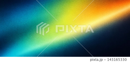 Abstract Blue Green Yellow Gradient Grainy Texture Background 143165330