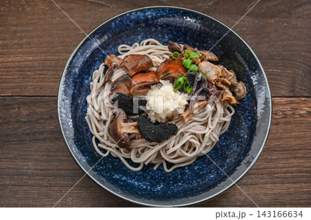 きのこおろしぶっかけ蕎麦 143166634