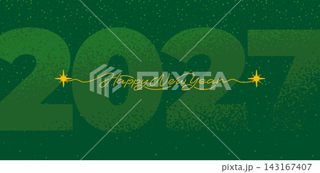 Trendy New Year 2027 Horizontal Design Template Trendy New Year 2027 Horizontal Design Template 143167407