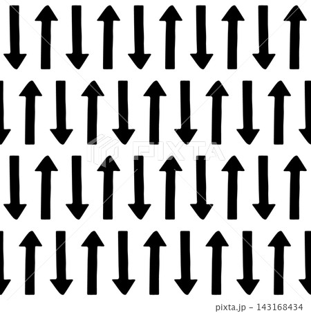 Vector seamless pattern of up down arrow Vector seamless pattern of up down arrow 143168434