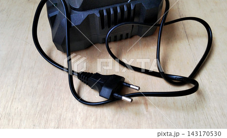 Black Battery Charger Dock with Power Cord and Europlug 143170530