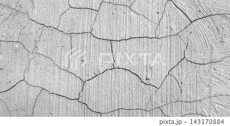 Cracked Concrete Surface Texture Background 143170884