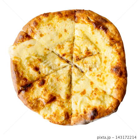 megrelian khachapuri cheese filled bread isolated 143172214