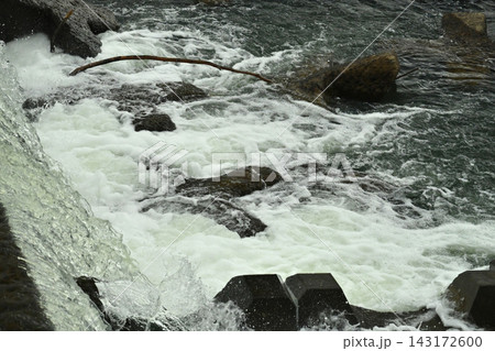 河川の氾濫・増水 溢水 越水 A river overflows 河川の氾濫・増水 溢水 越水 A river overflows 143172600