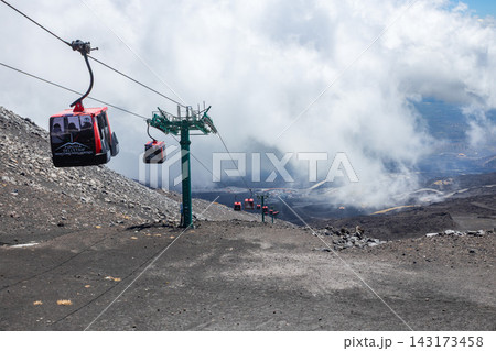 Mount Etna or Etna Volcano near Catania city, Sicily 143173458