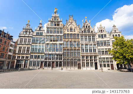 Grote Markt square in Antwerp city, Belgium Grote Markt square in Antwerp city, Belgium 143173763