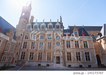 Gruuthuse Museum or Gruuthuse Palace in Bruges city, Belgium Gruuthuse Museum or Gruuthuse Palace in Bruges city, Belgium 143173787