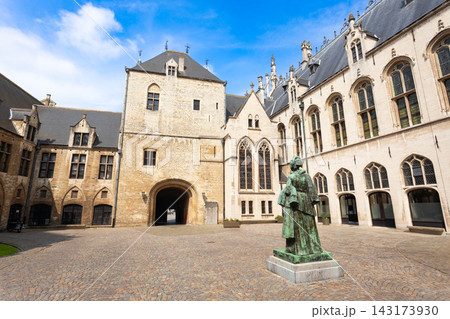 City Hall or Stadhuis courtyard in Mechelen city, Belgium City Hall or Stadhuis courtyard in Mechelen city, Belgium 143173930
