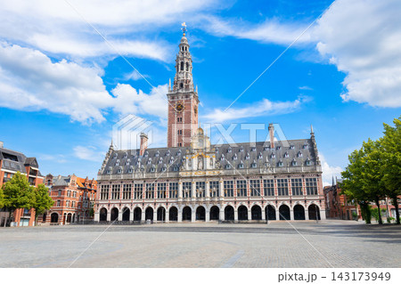 Mgr. Ladeuze Square in Leuven city centre, Belgium Mgr. Ladeuze Square in Leuven city centre, Belgium 143173949