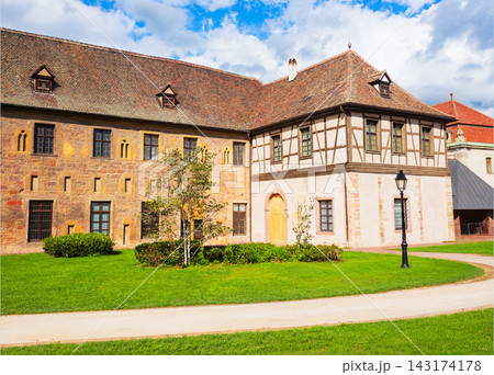 Unterlinden Museum in Old Town of Colmar city, France Unterlinden Museum in Old Town of Colmar city, France 143174178