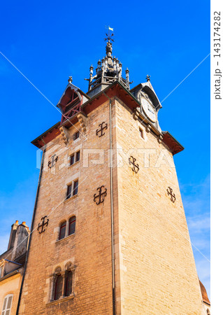Tour de l Horloge clock tower in Beaune city, France 143174282