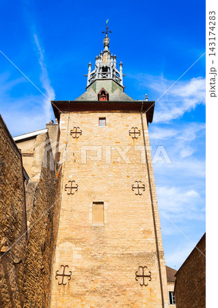 Tour de l Horloge clock tower in Beaune city, France 143174283