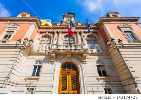 Hotel de Ville or Town Hall building in Chambery city, France Hotel de Ville or Town Hall building in Chambery city, France 143174425