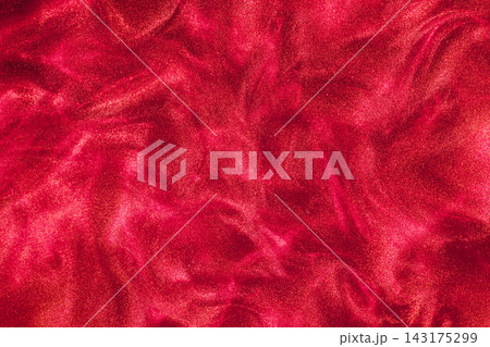 Abstract crimson shimmer turbulence - Christmas party flyer background 143175299