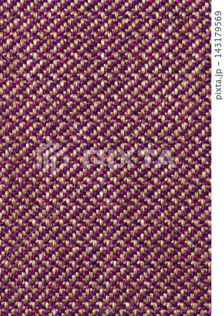 Purple and Gold Diagonal Woven Upholstery Fabric Swatch Purple and Gold Diagonal Woven Upholstery Fabric Swatch 143179569