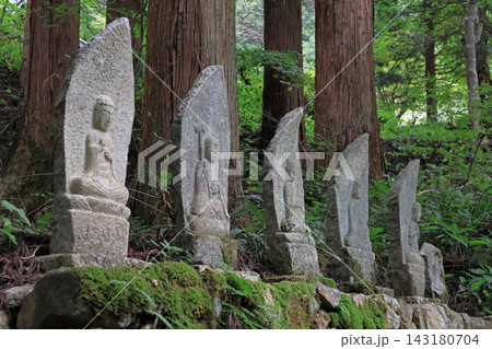 満願寺の石仏 安曇野市穂高 満願寺の石仏 安曇野市穂高 143180704