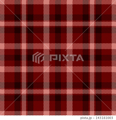Seamless checkered pattern background. fabric texture. Vector. 143181003
