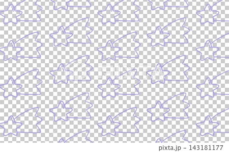 流星線描圖案（紫色） 143181177